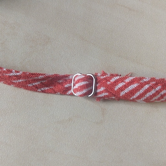 Lily White Button Front Tie Neck Tank Top XL - Picture 8 of 8